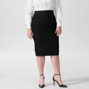 Universal Standard Black Pencil Skirt Sz 26